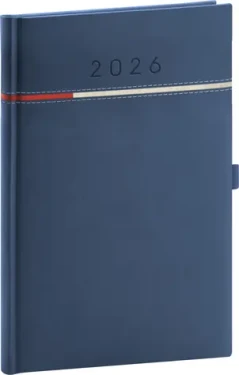 NOTIQUE Týždenný diár Tomy 2026, modro-červený, 15 x 21 cm (PGD-TA5TO-6716)