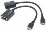 Manhattan Extender HDMI 30m / Cat5e / Cat6 / 1080p (207386-MA)