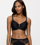Dámska podprsenka Wild Azalea Florale Bra W01 - BLACK - black 0004 - TRIUMPH BLACK 95E