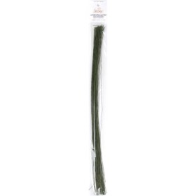 Zelené silné drôtiky na kvety 50 ks 40 cm - Decora - Decora