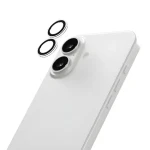 LAUT Prime Glass Camera Ring iPhone 17 čierna / Ochranné sklo fotoaparátu / tvrdené sklo 9H / inštalačný rámček (L_IP25A_PGL_BK)