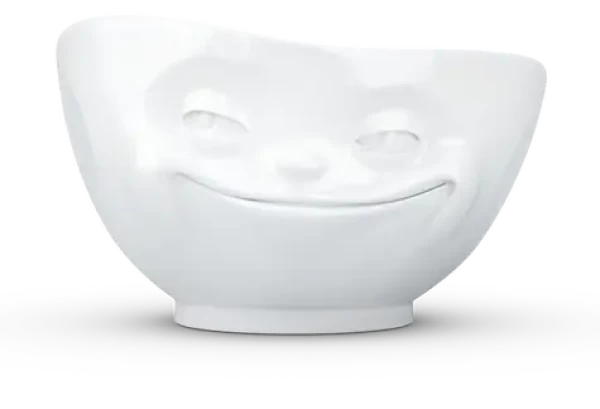 FIFTYEIGHT Miska Grinsend biela / 500 ml (T010101)