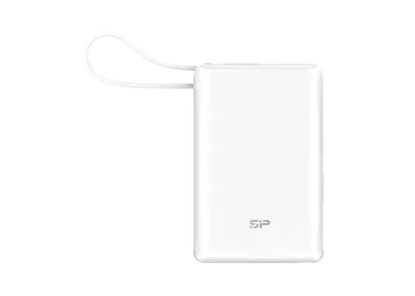 Silicon Power CP10 10000 mAh biela / Power Bank (SP10KMAPBKCP101W)