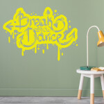 Veselá Stena Samolepka Break Dance Farba: oranžová, Veľkosť: 100 x 72 cm