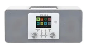 Grundig DTR 6100 biela / Internetové rádio / Wi-Fi / Bluetooth / Displej / 28 W (GTR1190)