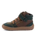 Chlapčenské celoročné členkové barefoot topánky TEX GO BROWN+ Froddo G3110265-17 - 34