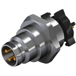 Weidmüller SAIE-M8S-3-F9THR zabudovateľný zástrčkový konektor pre senzory - aktory, 2422860000, piny: 3, 25 ks; 2422860000