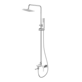 INVENA - Sprchový stĺp GLAMOUR TREND s batériou, chróm AU-05-B01-V