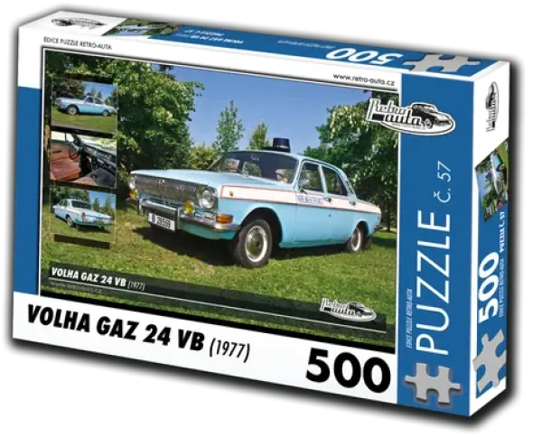 RETRO-AUTA Puzzle č. 57 Volga Gaz 24 VB (1977)