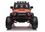 Mamido Elektrické autíčko Jeep Brothers oranžové 24V 2x200W