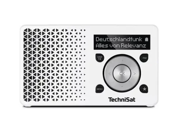 TechniSat DIGITRADIO 1 biela-strieborná (V057F1A)