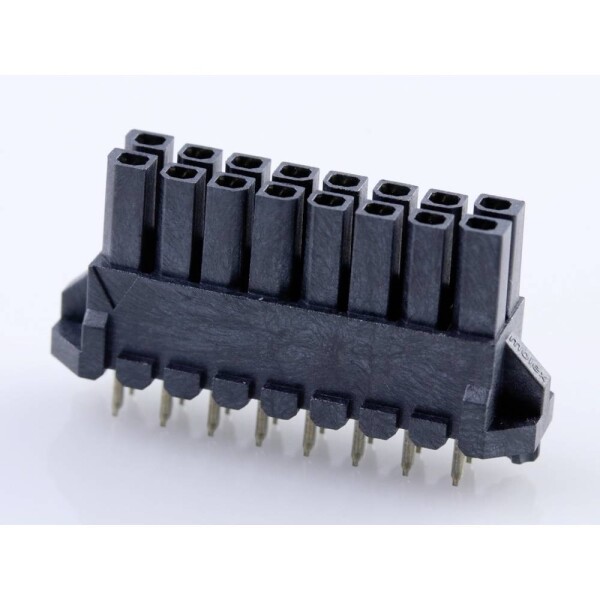 Molex vstavaná pinová lišta (štandardná) Počet pólov 16 447691602 1 ks Tray; 447691602