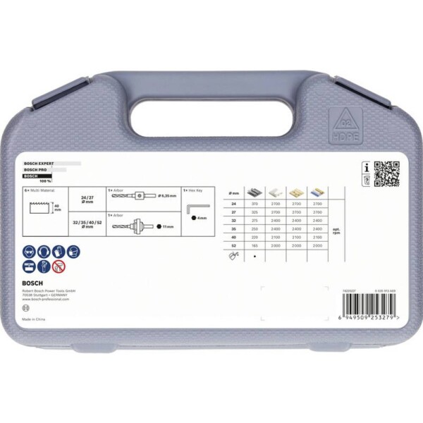 Bosch Accessories 2608594614 2608594614 sada dierovacích píl 1 ks; 2608594614