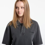 Tričko Carhartt WIP S/S Wayne Polo UNISEX Black Garment Dyed S