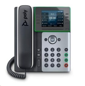 Poly Edge E320 strieborná / IP Telefón / 32 liniek / 3.5 displej / 2x RJ-45 / PoE / Bluetooth / NFC (82M88AA)