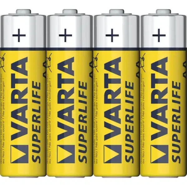 Varta Superlife AA / Batéria / 1.5V / zinko-uhlíková / 4 ks / vo fólii (409690,00)