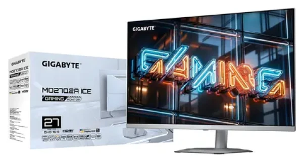 27" GIGABYTE MO27Q2A ICE biela / QD-OLED / 2560x1440 / 16:9 / 280Hz / 0.03ms / 250cd-m2 / 2x HDMI + DP + USB-C / VESA (MO27Q2A ICE)