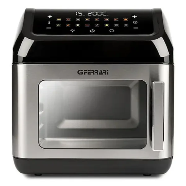 G3Ferrari G10187 čierna / Mini teplovzdušná multifunkčná rúra / 1700W / 13 L / 30-200 ° C / 16 programov (8055176402068)
