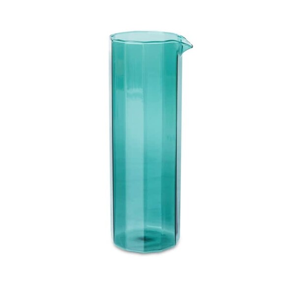 HK living Sklenená karafa Teal 1,1 l