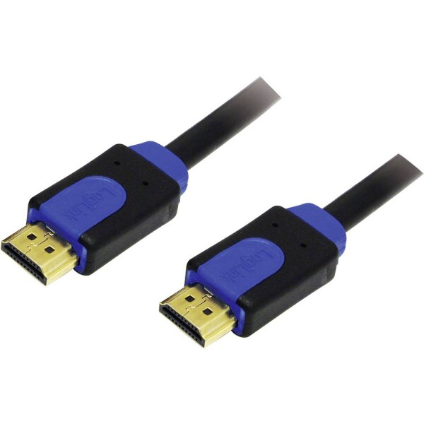 LogiLink HDMI prepojovací kábel Zástrčka HDMI-A, Zástrčka HDMI-A 1.00 m čierna CHB1101 4K UHD HDMI kábel; CHB1101