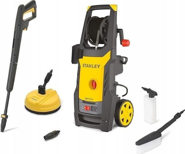 Stanley STANLEY SXPW24BX-E aukšto slėgio plovimo mašina su terasos valikliu (2400 W, 170 barų, 500 l/h) | Stanley 2400 W | 170 barų | 500 l/val