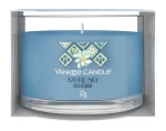 Yankee Candle Votívna sviečka Azure Sky / Svieža a čistá vôňa / 8-10 hod horenia / modrá