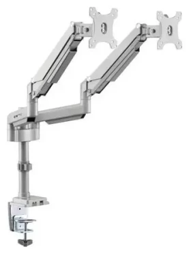 Eaton Tripp Lite DDR1732DAL stříbrná / Stolní rameno pro 2 monitory / 17-32" / VESA 100x100 mm / Nosnost 18 kg (DDR1732DAL)