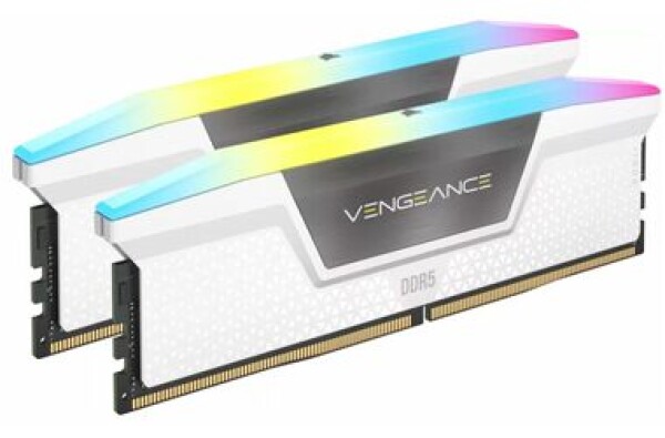 Corsair Vengeance RGB 32GB (2x 16GB) DDR5 6000MHz / CL36 / DIMM / XMP 3.0 (CMH32GX5M2E6000C36W)