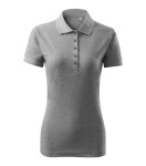 Polo tričko Pique Free tmavo šedé XL