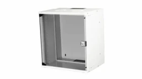 Equip ECO 540x400mm svetlo šedá / Nástenná skriňa / 19" / 12U / Sklenené dvere (EWM-12-5440-G)