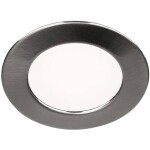 SLV 112225 DL 126 LED vstavané svetlo LED pevne zabudované LED osvetlenie 3 W kov (kartáčovaný); 112225