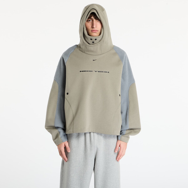 Mikina Nike Tech Boreas Men's Oversized Hoodie Light Army/ Cool Grey/ Black XS