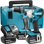 Makita DLX2339JX1 / Sada Aku náradia Makita / 2x 18V | 5.0AH / Nabíjačka / kufor (DLX2339JX1)
