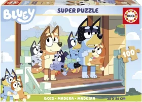 Educa Drevené puzzle Bluey