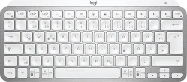 Logitech MX Keys Mini DE biela / bezdrôtová klávesnica / DE layout / Bluetooth / LED podsvietenie (920-010480)