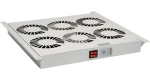Ventilačná jednotka VJ-R4 / Do racku / 4 ventilátory / termostat / strop aj dno / RAL7035 (86030017)