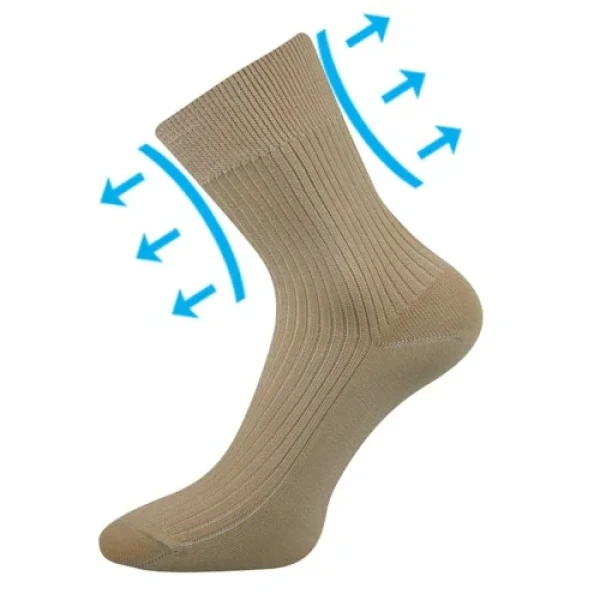 BOMA ponožky Viktorka beige 3 páry 38-39 102151