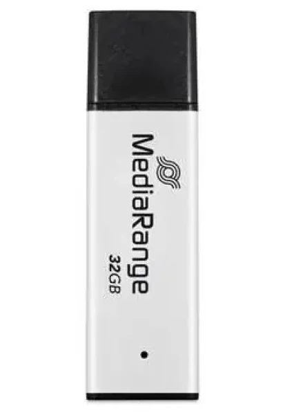 MediaRange MR1900 32GB strieborná/čierna / Flash disk / USB-A 3.2 Gen 1 / čítanie: 130 MB/s / zápis: 65 MB/s (MR1900)