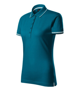Dámske hladké polo tričko Perfection petrol S