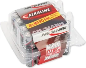 Ansmann Red / Batéria AAA / alkalická / 1.5V / 20 ks / v boxe (5015538)