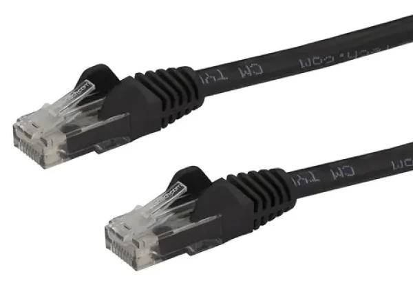 StarTech Cat6 UTP Snagless 0,5m čierna / Patch kábel / RJ45-RJ45 / PoE (N6PATC50CMBK)