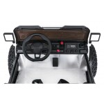 Mamido Elektrické autíčko Extreme Sport 4x4 s premenlivou veľkosťou bielej