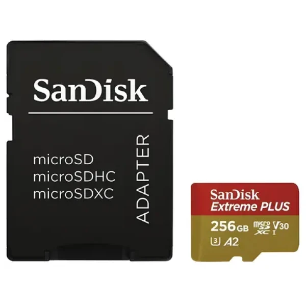 SanDisk Extreme PLUS microSDXC 2TB + adaptér / Pamäťová karta / Class 10 / UHS-I U3 / V30 / čítanie 200 MB/s (SDSQXBD-2T00-GN6MA)