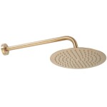 REA - Podomietková sprchová sada LUNGO brúsené zlato + termostat + BOX REA-P8551