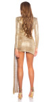 Sexy Koucla PartyDress V-Neck GOLD GOLD