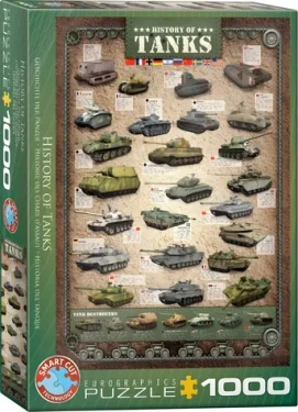 EUROGRAPHICS Puzzle História tankov