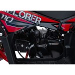 Mamido Detská benzínová štvorkolka RamiGO EXPLORER 110CC červená