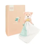 Doudou Plyšová líška s dečkou 11 cm