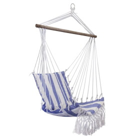 Strömshaga Závesné húpacie kreslo Artur Stripe Blue / Off White