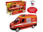 MaDe 10857 - Hašičská dodávka na zotrvačník so zvukom